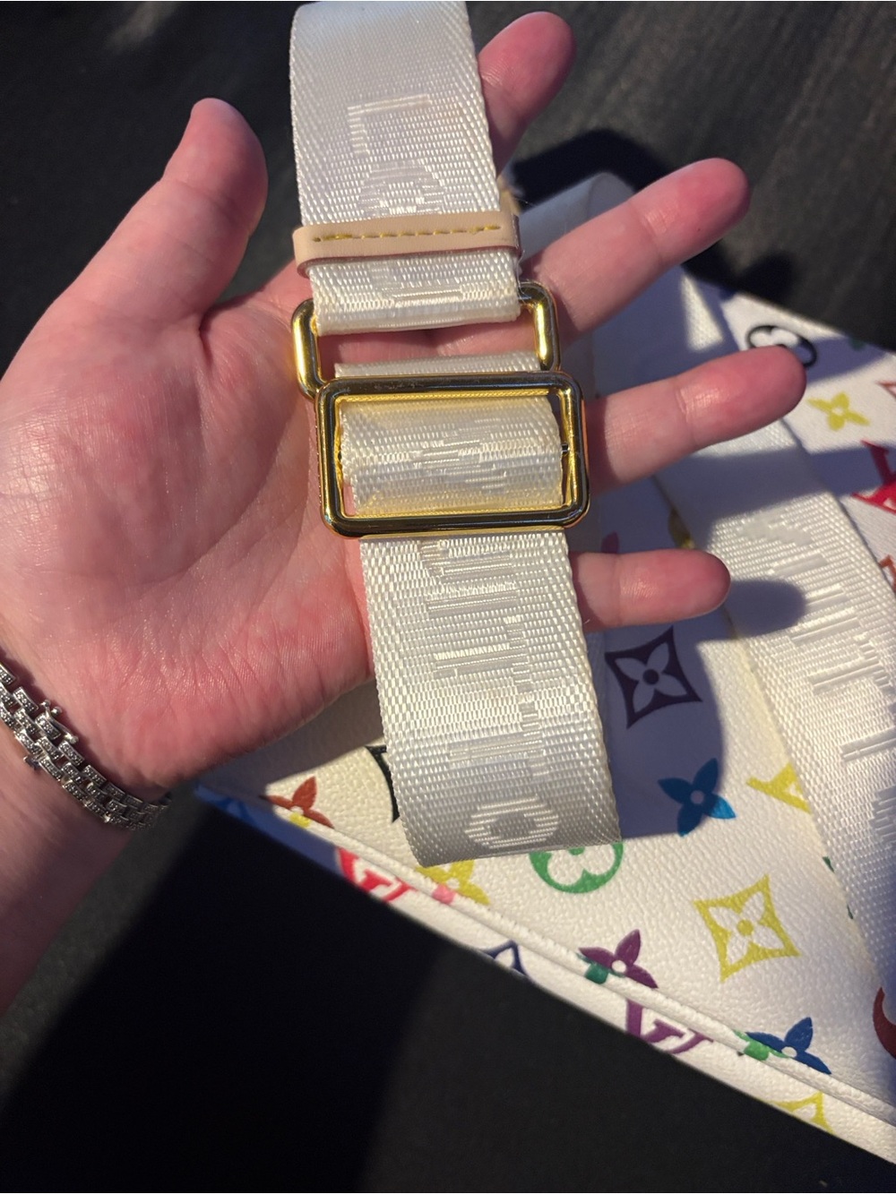 LV Colorful Monogram Crossbody Purse